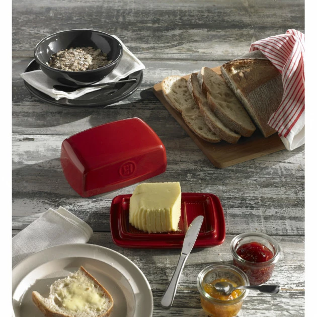 Meilleure affaire ⌛ Beurrier Céramique Farine 16,5 x 11,5 cm Emile Henry 🛒 4 Meilleure affaire ⌛ Beurrier Céramique Farine 16,5 x 11,5 cm Emile Henry 🛒 – Image 2