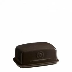 Nouveau 🧨 Beurrier Céramique Fusain 16,5 x 11,5 cm Emile Henry 💯