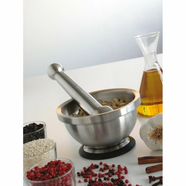 Remise 💯 Mortier et Pilon en inox Mastrad 😀 4 Remise 💯 Mortier et Pilon en inox Mastrad 😀 – Image 2