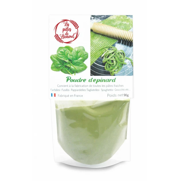 Poudre d'Épinard 90 g Les Pâtes de Léonard Sortie ???? Poudre d'Épinard 90 g Les Pâtes de Léonard ⭐ -Déglon Shop poudre d epinard 90 g les pates de leonard