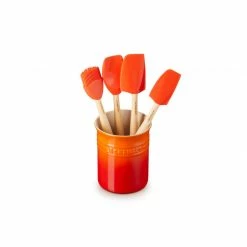 Acheter 😍 Set Pot 1,1 L avec 4 Ustensiles Volcanique Création Le Creuset 🌟