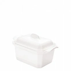 Promo 🛒 Terrine à foie gras avec presse 0,6L Emile Henry - Couleur Farine ❤️